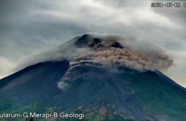 Gunung Merapi Hari Ini, BPPTKG: Volume Kubah Tengah Membesar jadi 1,68 Juta M3