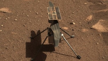 Cahaya Aneh Muncul Saat Helikopter NASA Terbang di Planet Mars, Warganet : Alien?