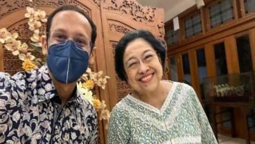 Dihantam Isu Reshuffle, Nadiem Makarim Selfie Bareng Megawati