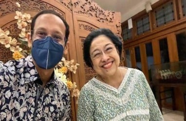 Dihantam Isu Reshuffle, Nadiem Makarim Selfie Bareng Megawati