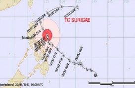 Typhoon Surigae di Level Sangat Kuat, Inilah Dampaknya untuk Cuaca Indonesia