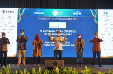Angkasa Pura I Kembali Raih Dua Penghargaan Dalam Ajang Tops CSR Awards