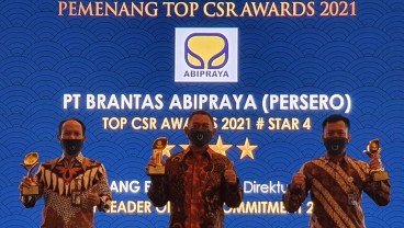 Berkontribusi Nyata, Brantas Abipraya Borong Tiga Penghargaan di Top CSR Awards