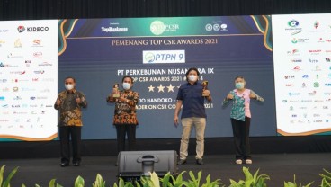 PTPN IX Raih 2 Penghargaan dalam Ajang Top CSR Award 2021