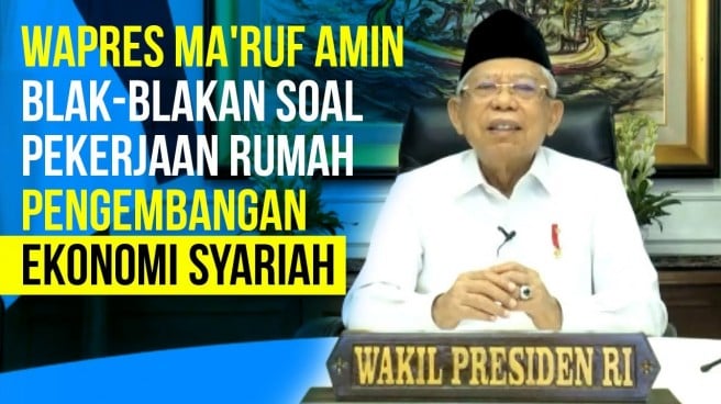 Wapres Ma'ruf Amin Ungkap Cara Ajak Milenial Gunakan Produk Syariah