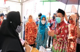 Pemkab Pasuruan Gelar Pasar Murah Ramadan Model Hybrid