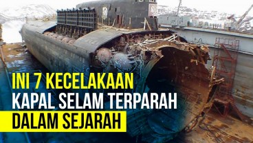 Selain KRI Nanggala 402, Ini Catatan Kecelakaan Kapal Selam di Dunia