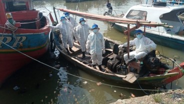 146 Kapal Nelayan Diterjunkan untuk Bersihkan Ceceran Minyak Mentah di Karawang