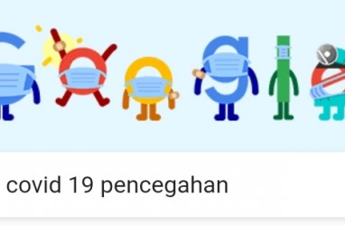 Google Doodle Tampil Bermasker, untuk Pencegahan Covid-19