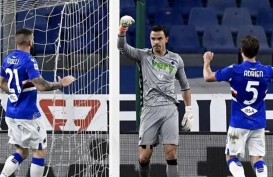 Emil Audero Mulyadi Gagalkan Penalti, Sampdoria Sikat Roma 2–0