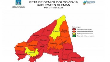 Covid-19 Sleman: Zona Merah Meningkat, 10 Kecamatan Terdampak