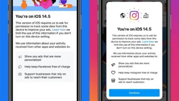 Facebook dan Instagram Rilis Notifikasi di Aplikasi iOS