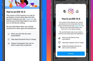 Facebook dan Instagram Rilis Notifikasi di Aplikasi iOS