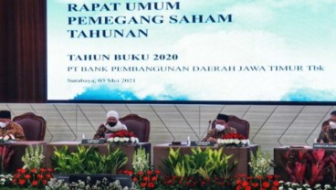 Bank Jatim Bagikan Dividen Rp733,5 Miliar