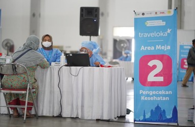 5 Hari, 8.080 Orang Disuntik Vaksin di Sentra Vaksinasi Traveloka