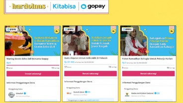 Hardolnas, Pakai Gopay Bisa Sedekah Online dan Berlipat Ganda
