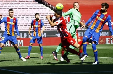 Hasil Big Match La Liga Spanyol, Barcelona vs Atletico Madrid Tanpa Gol