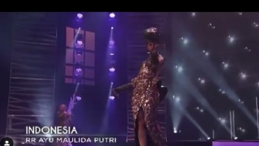 Makna dan Detail Gaun Komodo Ayu Maulida di Ajang Miss Universe 2020