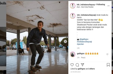 Keponakan SBY, Bupati Pacitan Main Skateboard, Ajak Anak Muda Sat Set Wat Wet