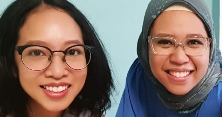 Anika Miranti dan Prima Hayuningputri, pemilik Mad Bagel. /Mad Begel