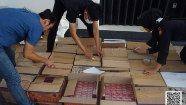 Bea Cukai Pekanbaru Sita 96.600 Batang Rokok Ilegal