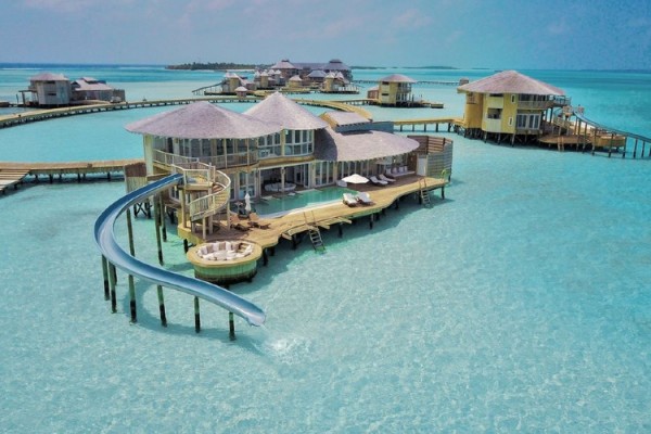 Keindahan Pantai Maladewa. Maladewa atau Maldives dikenal sebagai surga dunia bagi wisatawan. /Bloomberg