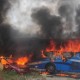 Satu Bus dan Dua Sedan Terbakar di Mampang Prapatan