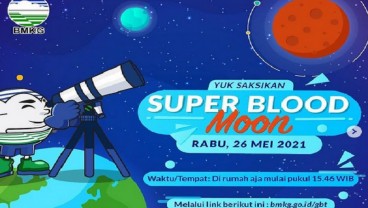 Ini Link Nonton Super Blood Moon Mulai Pukul 15.46 WIB