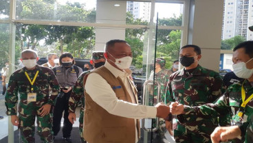 Perdana, Ketua Satgas Covid-19 Ganip Warsito Tinjau Wisma Atlet