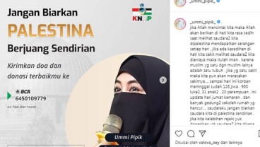 Penipu Incar Penggalangan Dana, Ini Pengalaman Ummi Pipik Saat Bantu Palestina