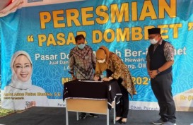 Pasar Dombret Purwakarta Layani Jual Beli Ternak Secara Digital