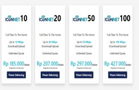 Cara Daftar dan Biaya Langganan Iconnet, Paket Unlimited Mulai Rp185.000/Bulan