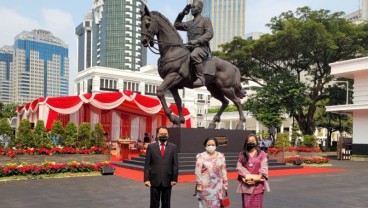 Prabowo Jelaskan Makna Patung Bung Karno Berkuda ke Megawati Hingga Prananda