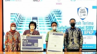 Surveyor Indonesia Beri Label SafeGuard SIBV Pertama pada BPKP