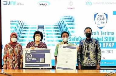 Surveyor Indonesia Beri Label SafeGuard SIBV Pertama pada BPKP