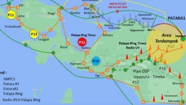 Perkuat Jaringan di Papua, Telkom Kebut Pembangunan SKKL Cadangan