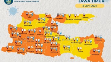 Wilayah Ini Alami Lonjakan Kasus Covid-19 Tertinggi di Jatim