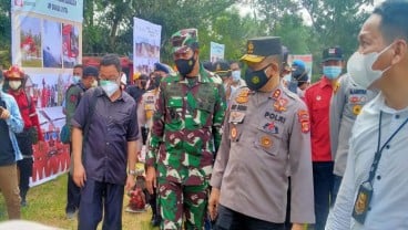 Terjunkan Personel, Polres OKI dan Tim Gabungan Siaga Karhutla