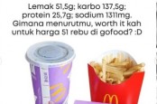 Viral BTS Meal McD, Ini Rincian Kalori per Porsinya!