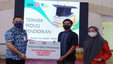 Program Beasiswa Tonasa, 140 Mahasiswa Pangkep Terima Manfaat