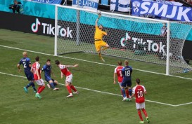 Euro 2020, Grup B: Babak Pertama Denmark vs Finlandia Imbang 0-0