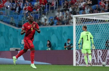 Lukaku Cetak Gol, Hasil Pertandingan Babak Pertama Belgia vs Rusia 2-0