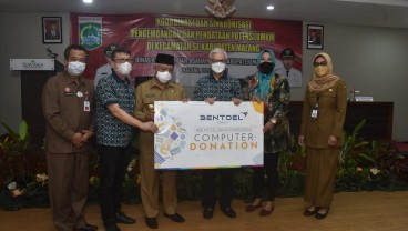 Bentoel Group Kembali Gelar Donasi Komputer untuk 70 UMKM Kabupaten Malang