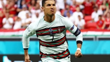 Hasil Euro 2020 : Ronaldo Buat Rekor & Cetak 2 Gol, Portugal Telan Hungaria 3–0