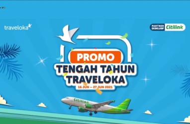 Asik, Traveloka dan Citilink Tebar Promo Tengah Tahun