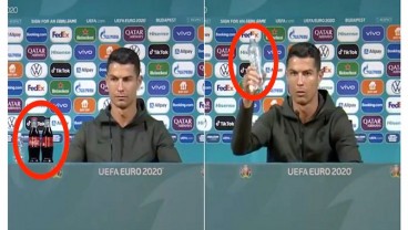 4 Fakta Aksi Christiano Ronaldo: Pindahkan Botol Coca Cola, Saham Anjlok US$4 Miliar