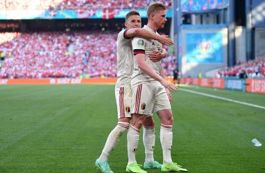 Pesan Khusus De Bruyne di Balik Selebrasi Gol ke Gawang Denmark