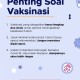 3 Hal Penting Soal Vaksinasi