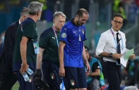 Kapten Italia Chiellini Berharap Pulih di Babak 16 Besar Euro 2020