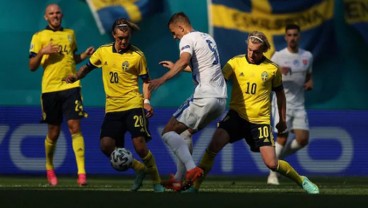 Hasil Euro 2020, Babak I Swedia vs Slovakia Masih Tanpa Gol